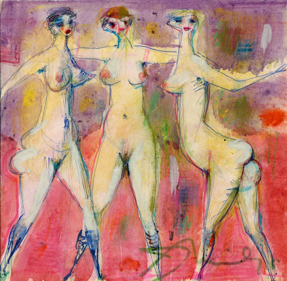 Nude - Signed - Woman