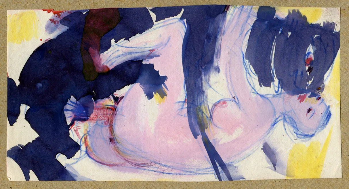 Dog - Nude - Woman