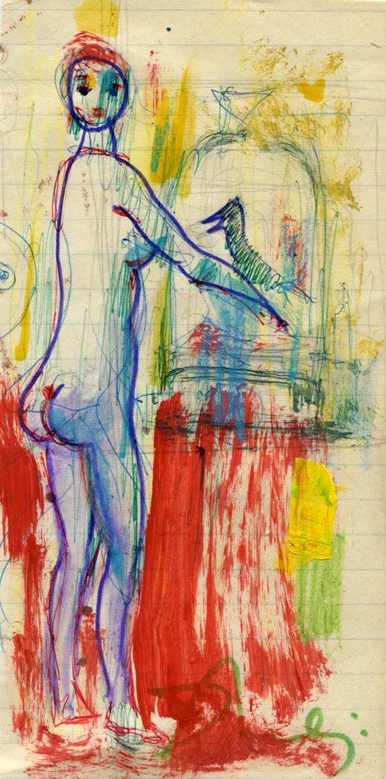Bird - Nude - Signed - Woman