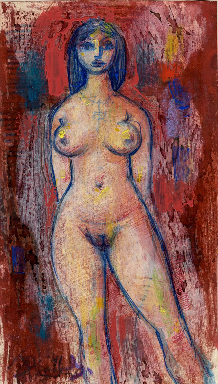 Nude - Signed - Woman