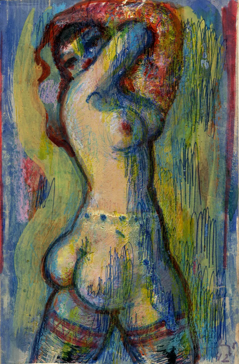 Dated - Nude - Signed - Woman