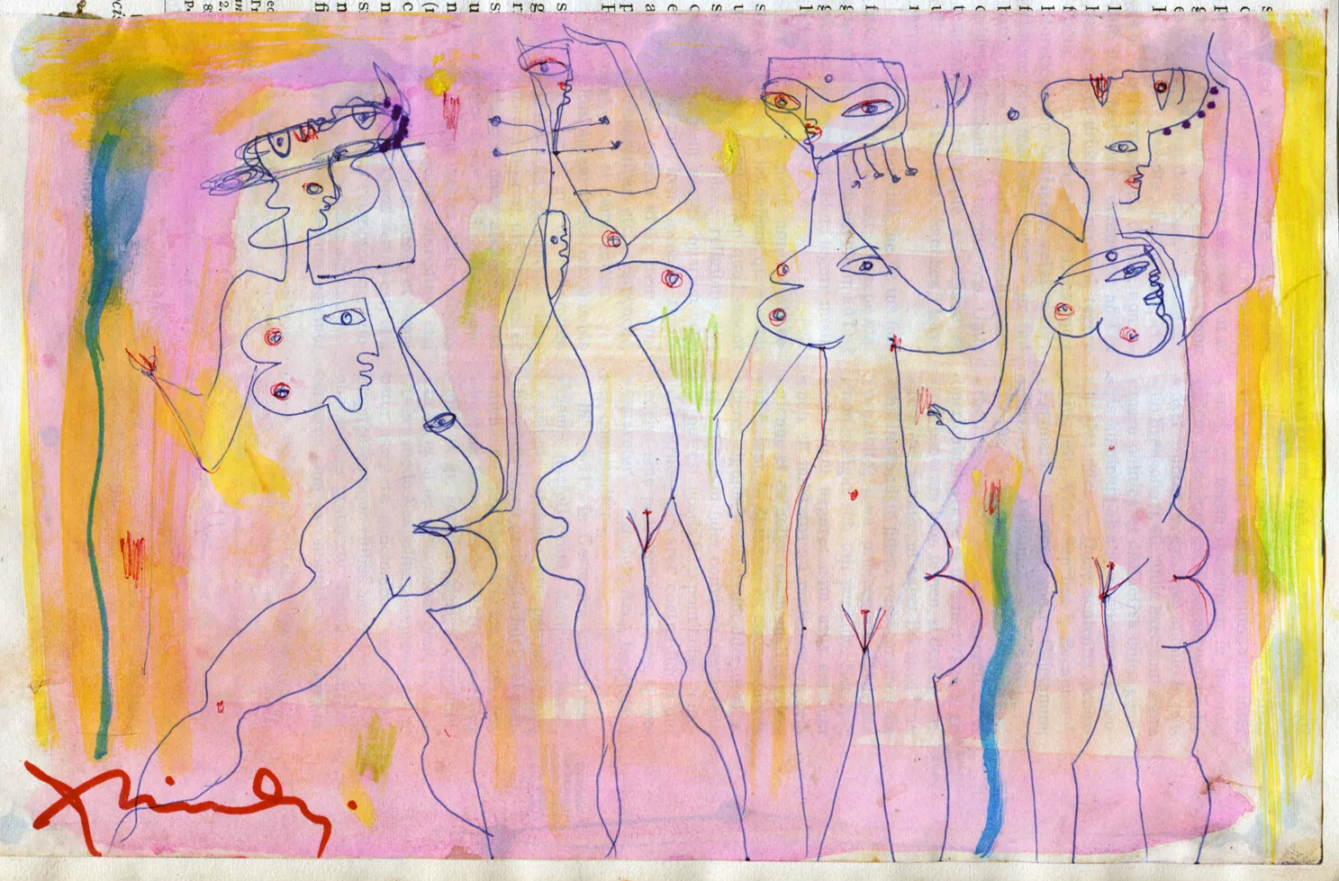 Mask - Nude - Woman