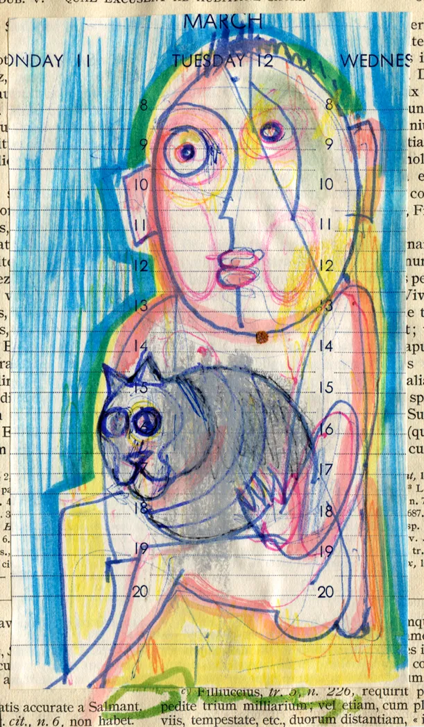 Animal - Cat - Man