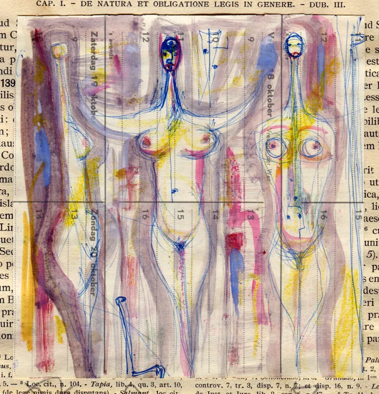 Calendar - Figure - Nude - Woman