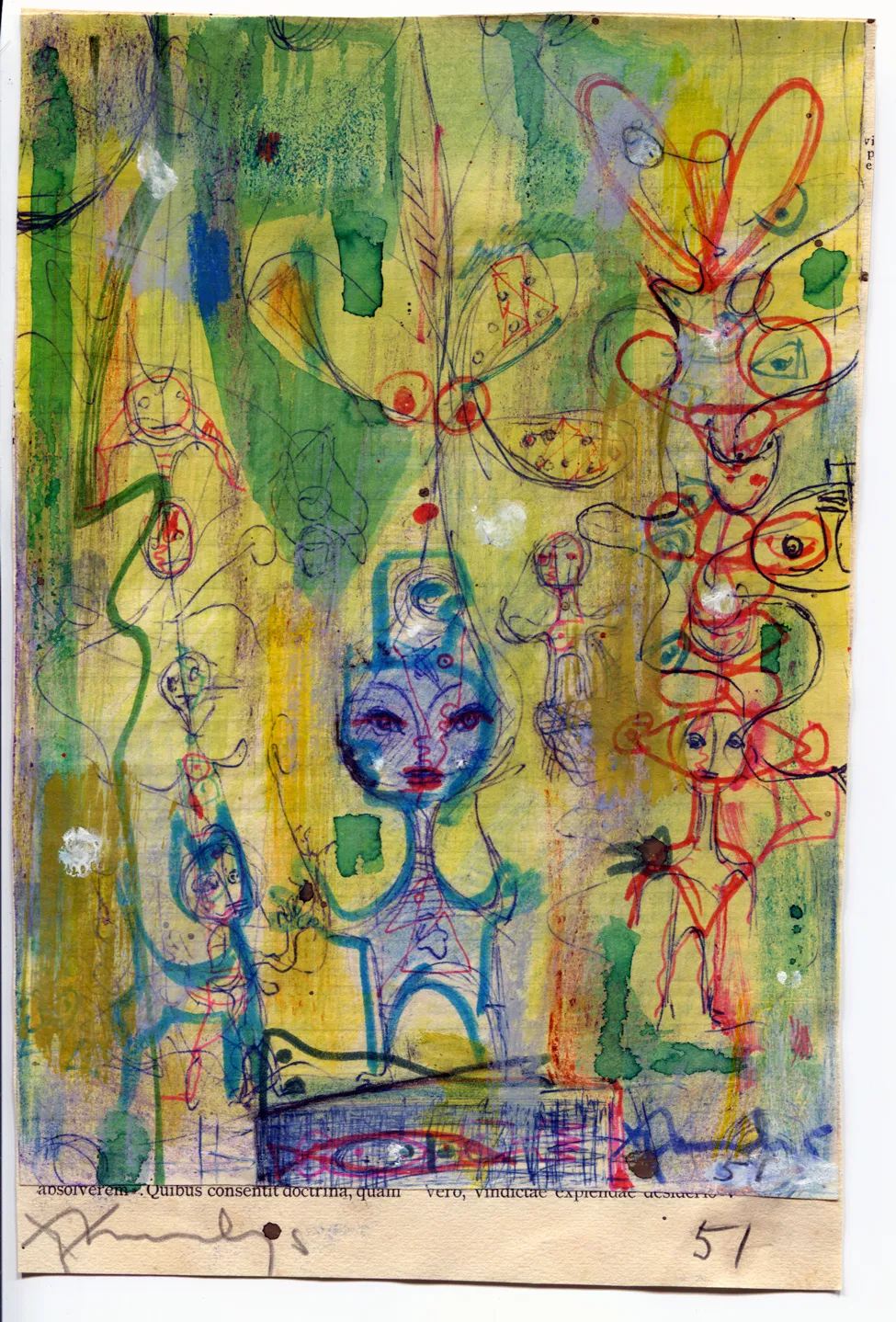 Dated - Figure - Garden - Signed