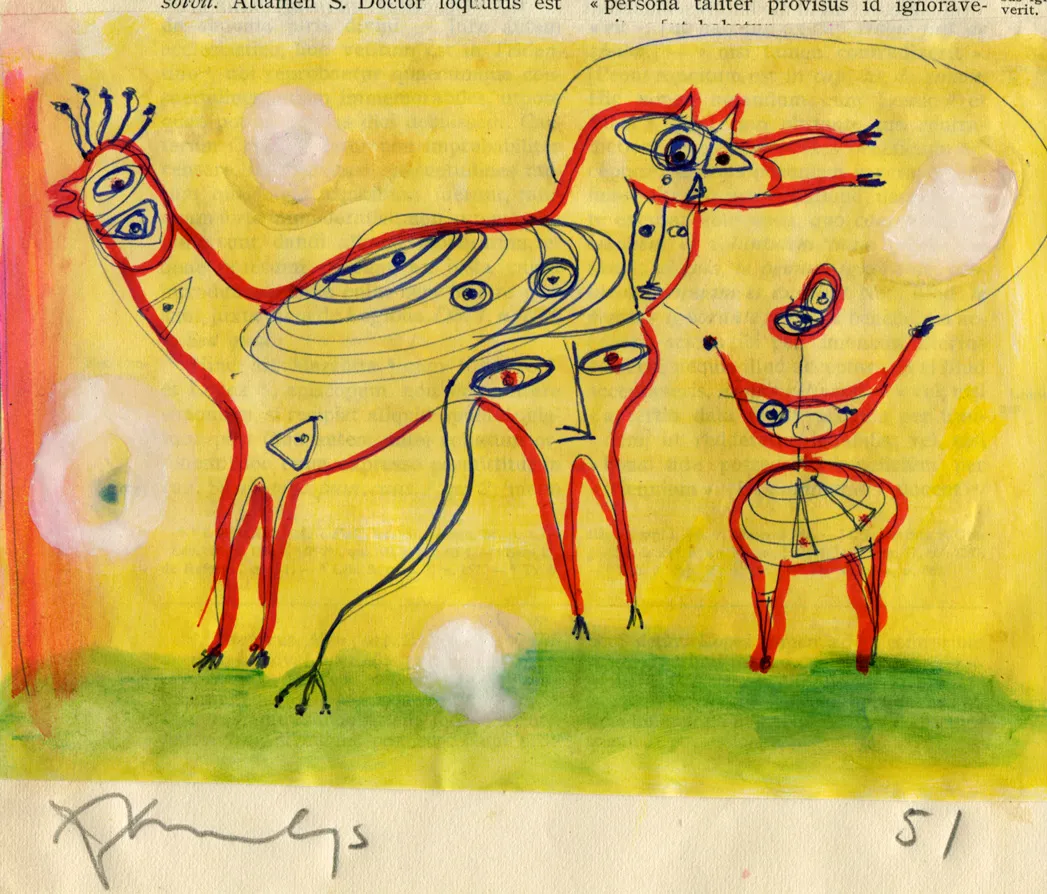 Animal - Circus - Dated - Signed