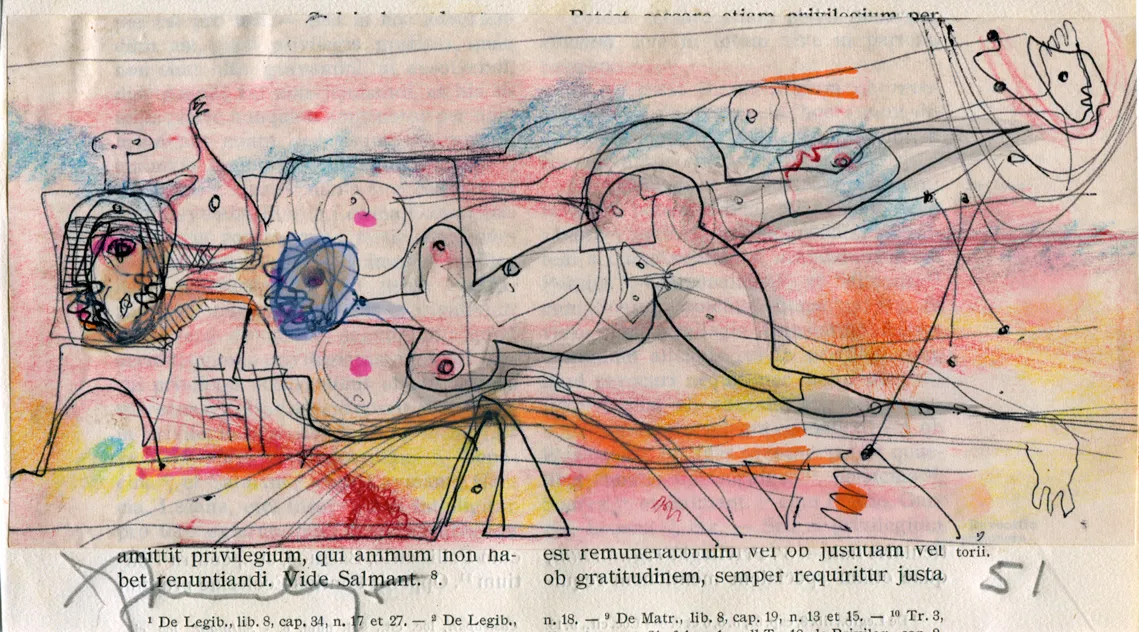 Couple - Dated - Man - Nude - Signed - Woman