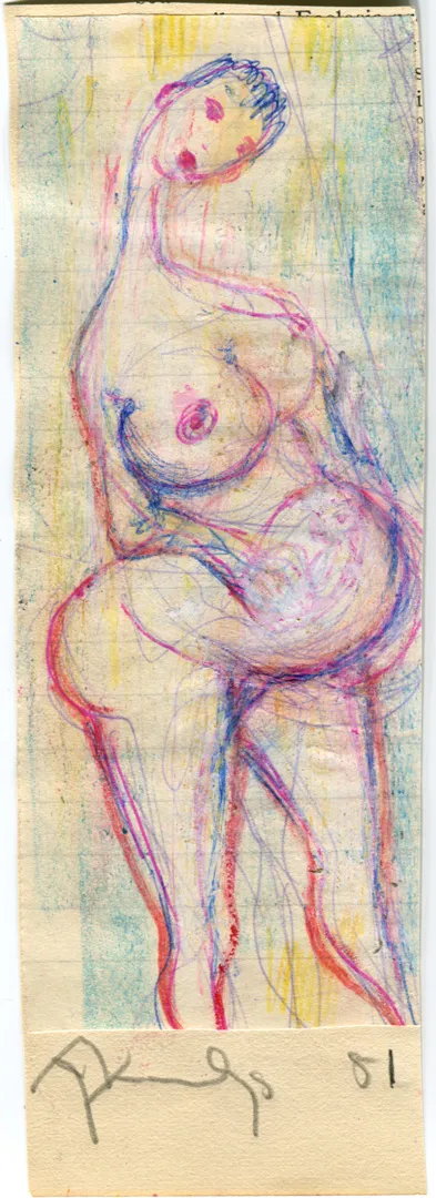 Birth - Dated - Nude - Signed - Woman