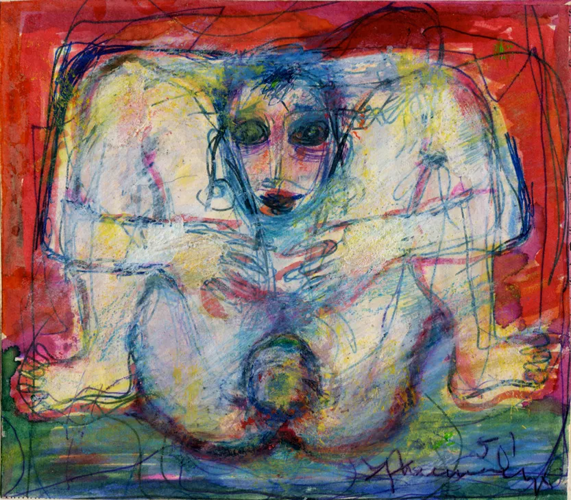 Birth - Dated - Nude - Signed - Woman