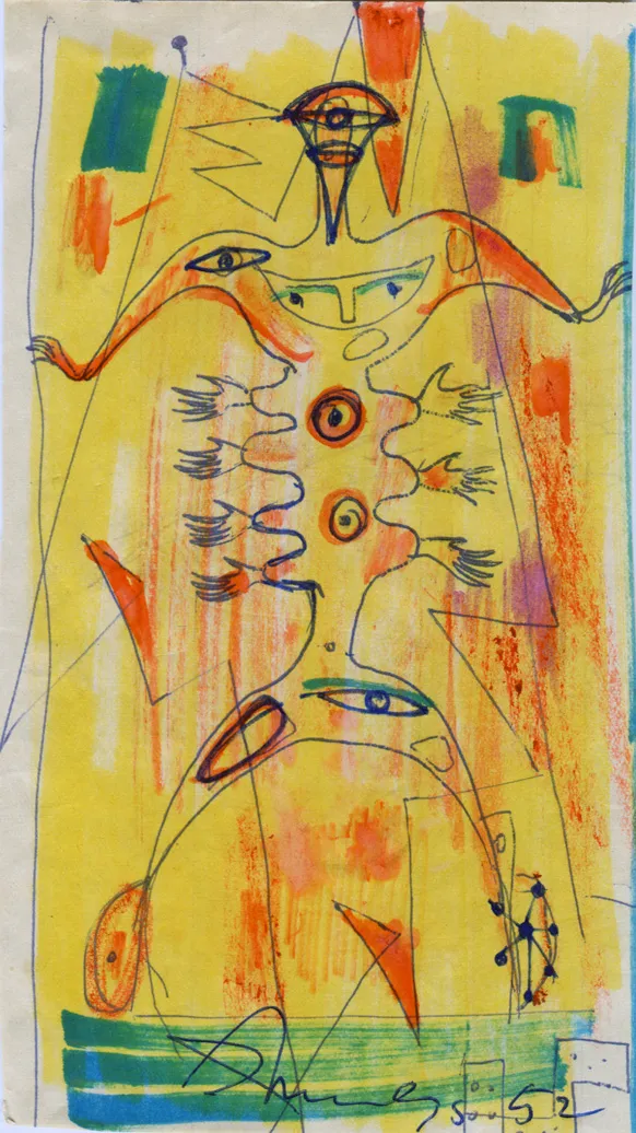 Dated - Figure - Signed