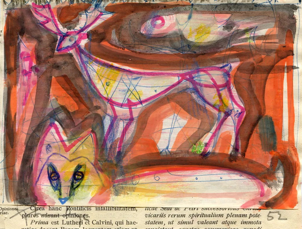 Animal - Dated - Deer - Signed