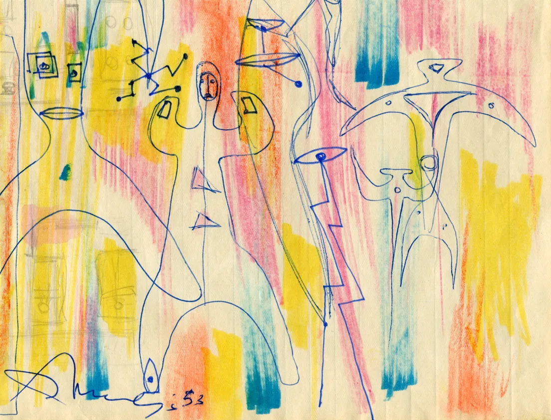 Dated - Figure - Signed