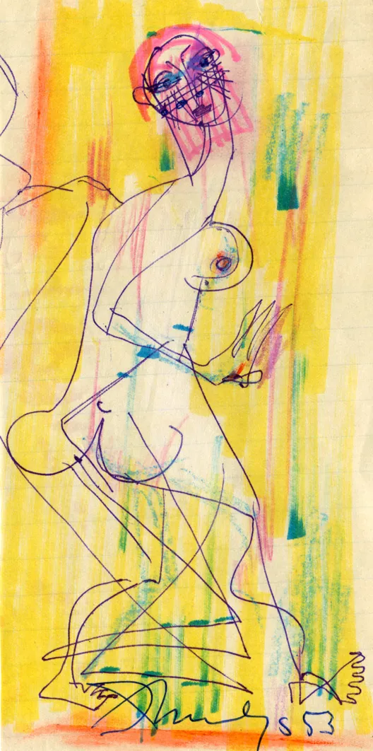 Dated - Nude - Signed - Woman