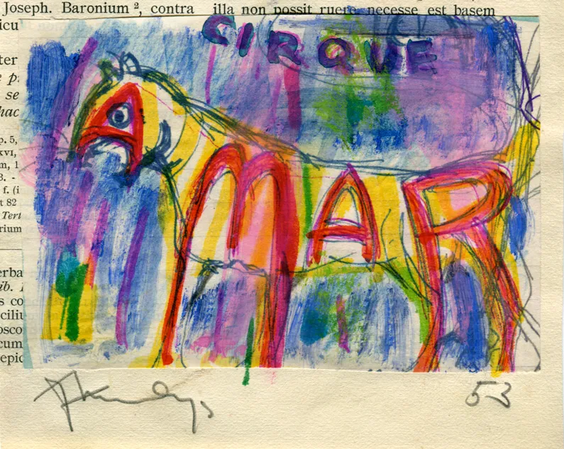 Animal - Circus - Dated - Lion - North-Africa - Signed