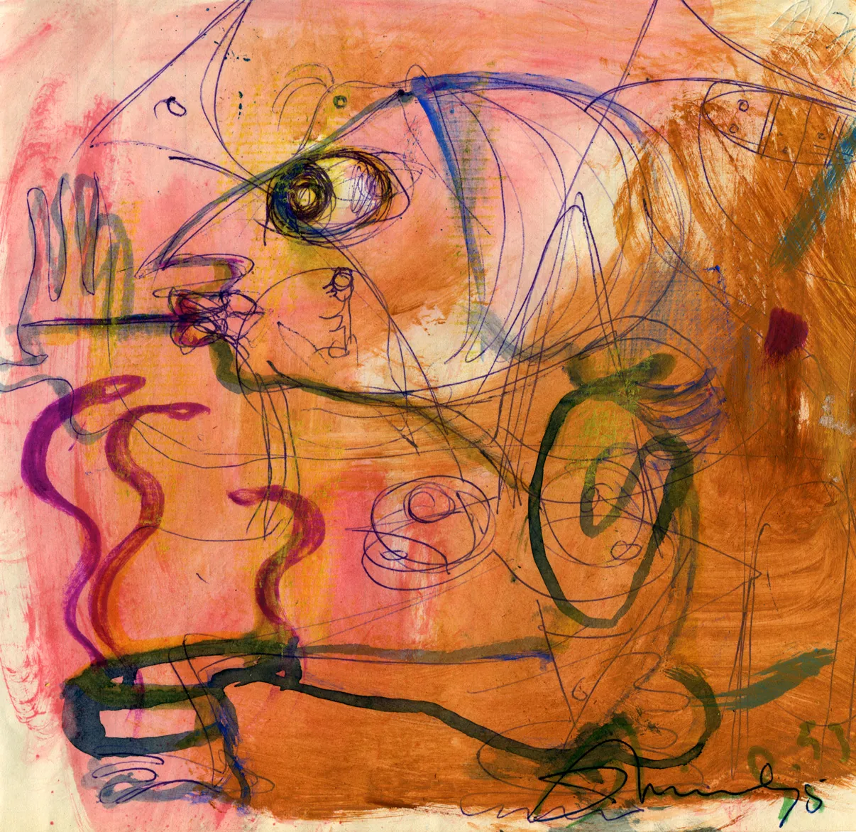 Dated - Figure - Signed