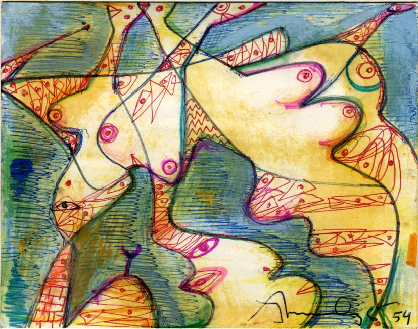 Dated - Nude - Signed