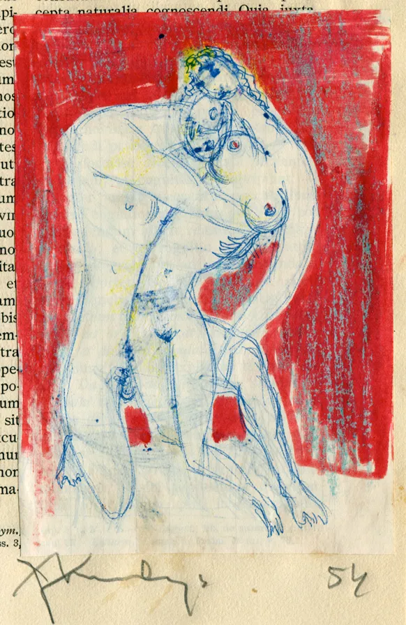 Couple - Dated - Nude - Signed