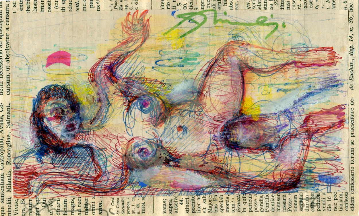 Birth - Dated - Nude - Signed
