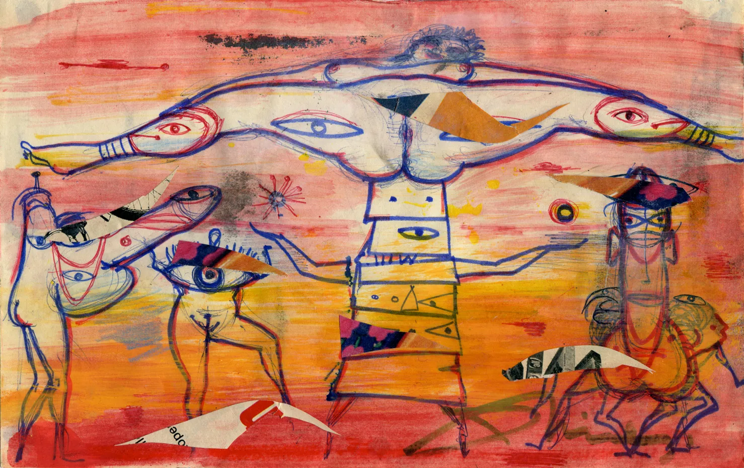 Collage - Nude - Signed - Woman