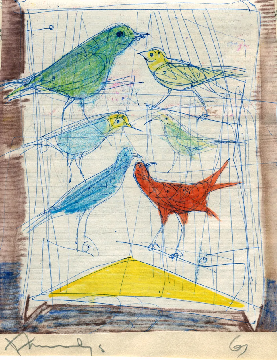 Animal - Bird - Dated - Signed