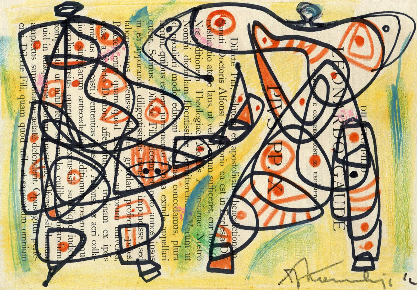 Dated - Figure - Signed