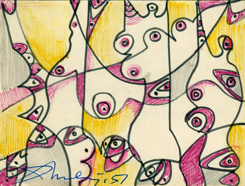 Dated - Nude - Signed - Woman
