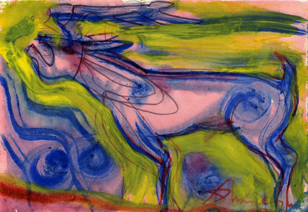 Animal - Deer - Signed