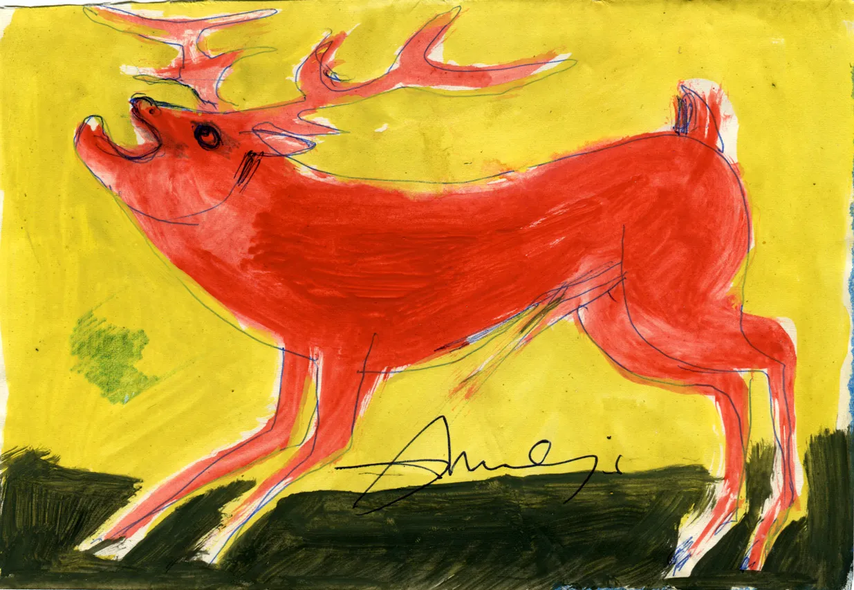 Animal - Deer - Signed