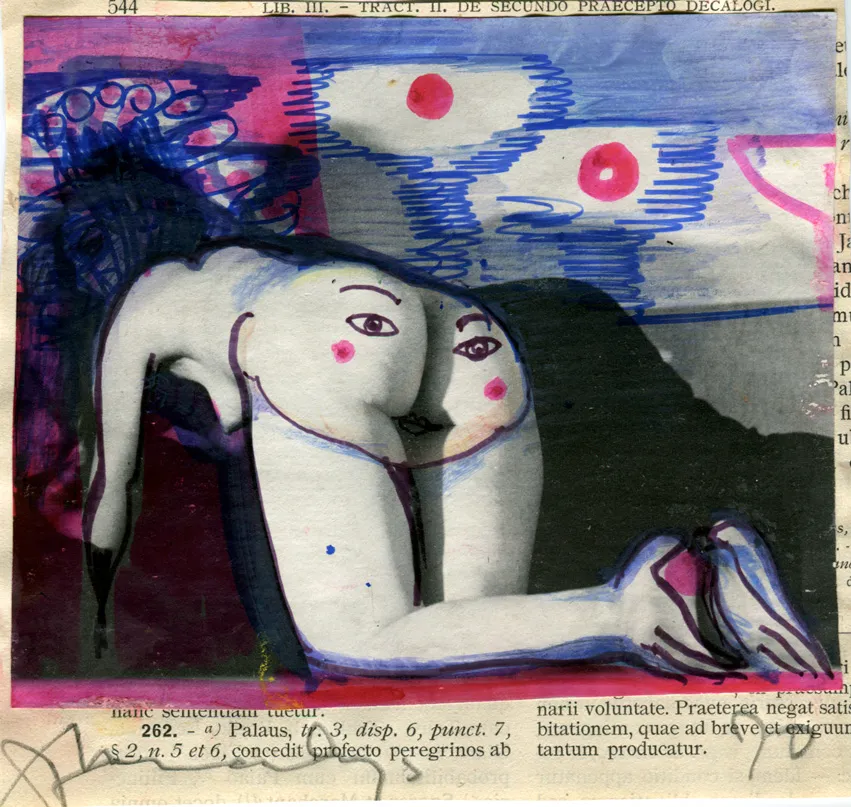 Candy - Collage - Dated - Signed