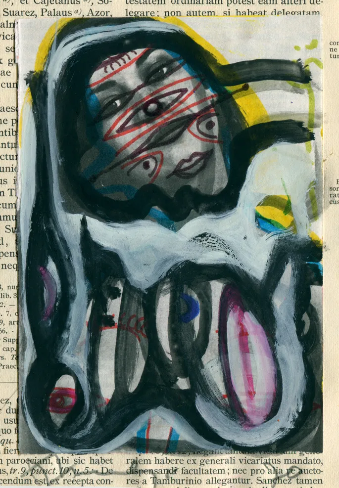 Candy - Collage - Dated - Signed