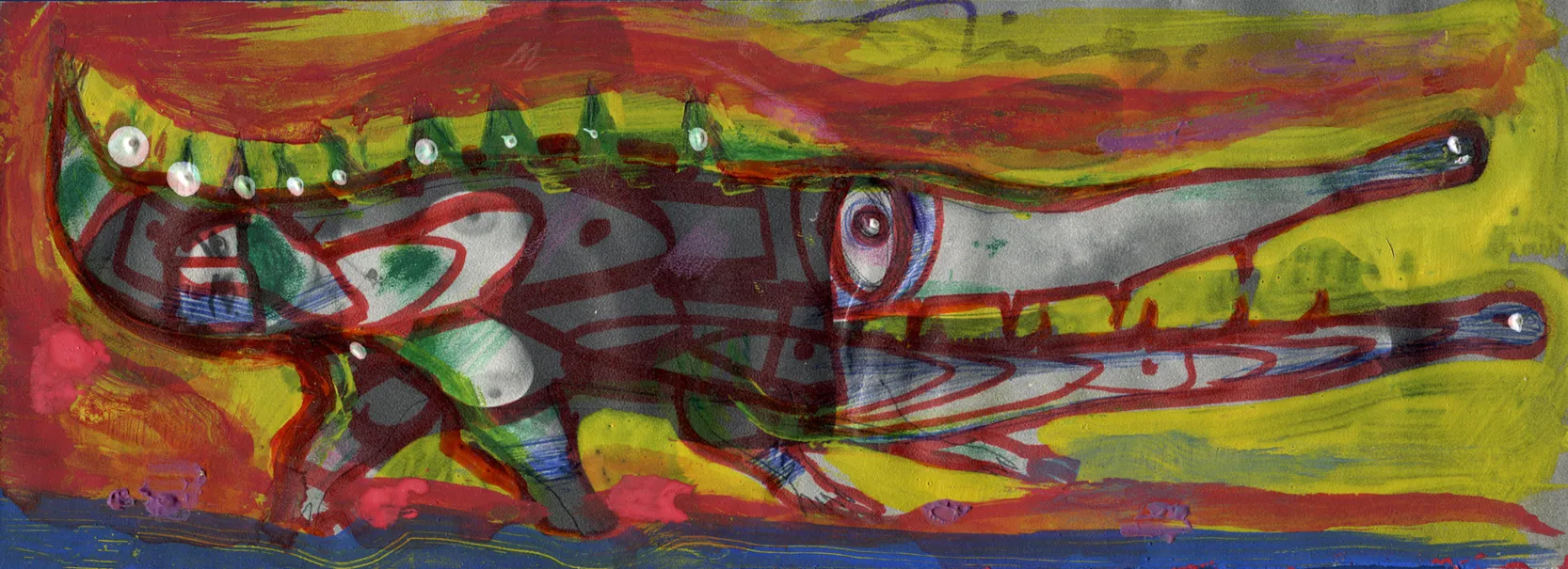 Animal - Candy - Crocodile - Nude - Signed - Woman